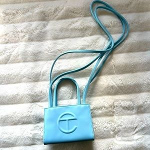Telfar -Small Pool Blue Shopping Bag